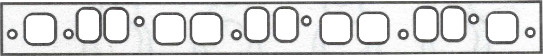 Holden Red 12 Port Extractor Gasket