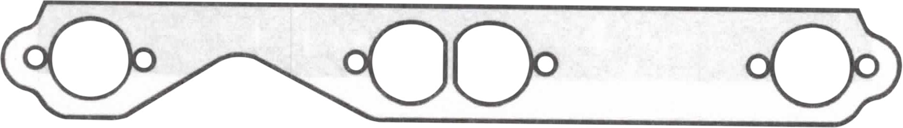 CHEV 307/350 Small Block Large Round Port Extractor Gasket