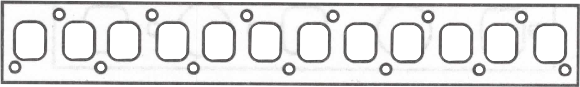 Valiant SLANT SIX Extractor Gasket
