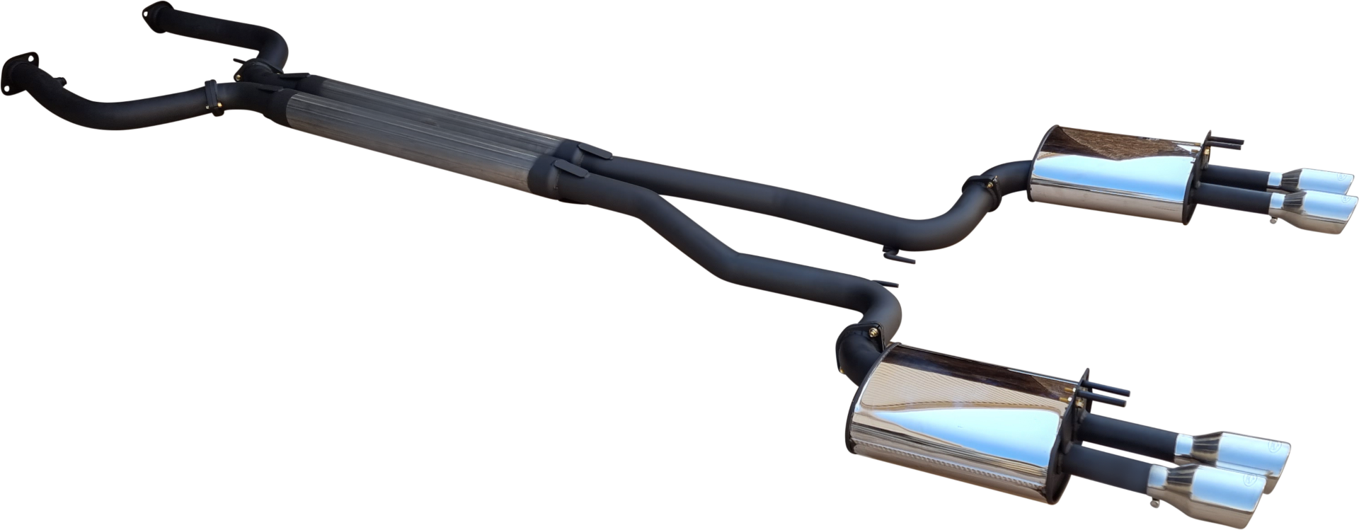 DPE Holden Commodore VE VF V8 Sedan & Wagon dual 3in cat back system with 3.5in tips