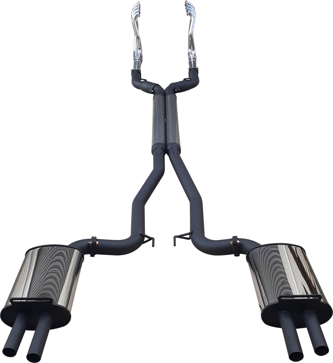 Holden VF HSV 6.2L V8 (non LSA) Maloo ute dual 3in full system with 1 3/4in coated headers